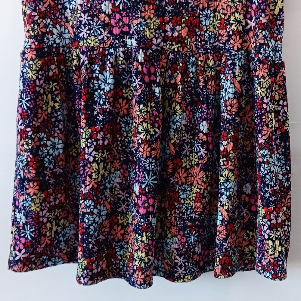 MAURICES Navy Multicolored Floral Tank Top Size XS - Picture 5 of 9